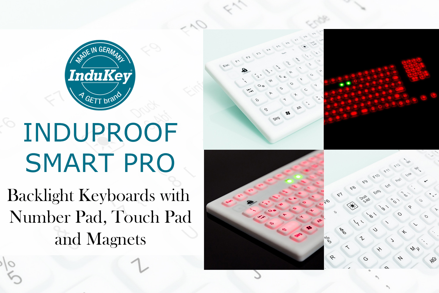 GETT KEYBOARDS - INDUPROOF SMART PRO