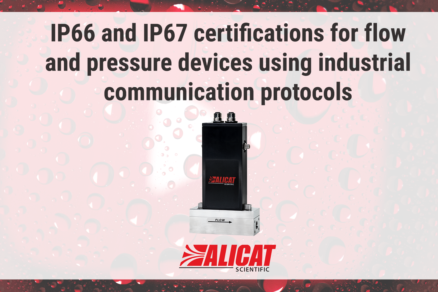 Alicat - IP66 and IP67 Ratings